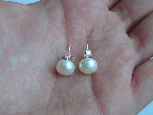 River Pearls Mini / Naušnice z říčních perlí — foto 5