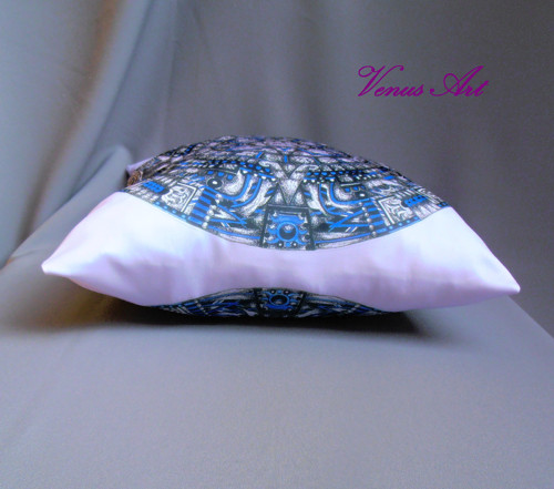Dekorační fotopolštář 40x40cm mandala ÓM SLEVA 25% — foto 3