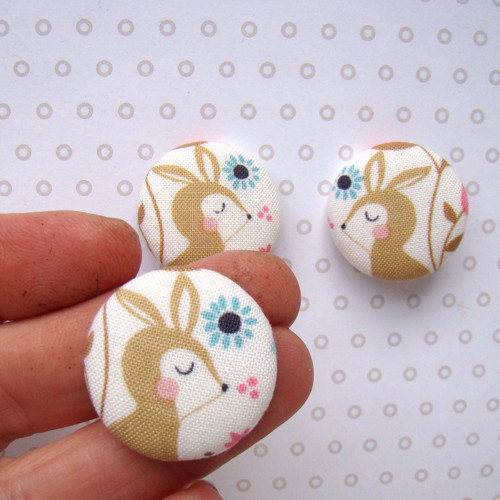 Knoflík buttonek - Králíček — foto 2