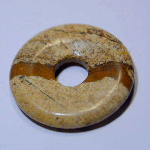 J212 Jaspis obrázkový - donut 30mm — foto 2