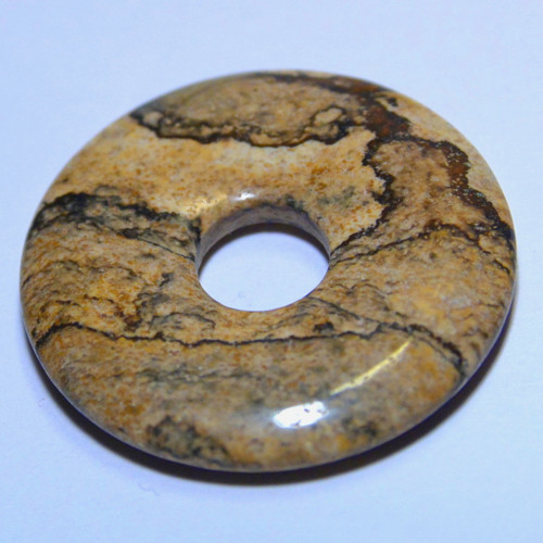 J221 Jaspis obrázkový - donut 30mm — foto 2