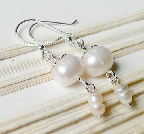 Water Pearls & Silver 925 / Náušnice Ag925 — foto 2