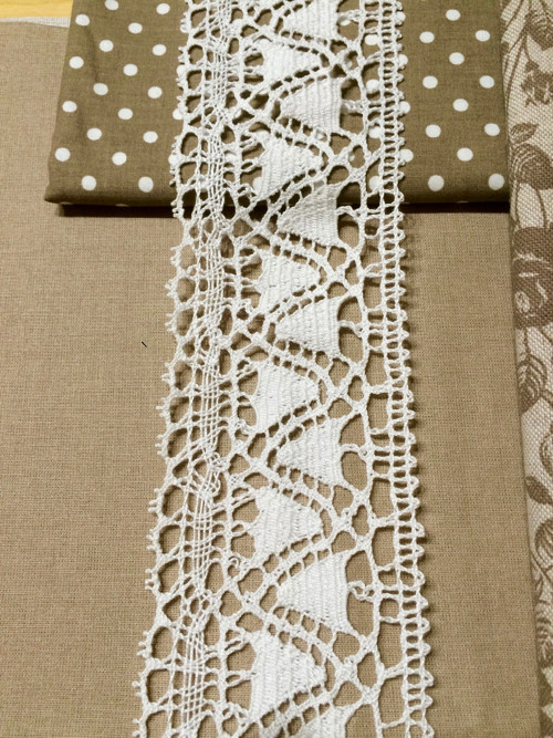 Krajka paličkovaná - 87 mm — foto 2