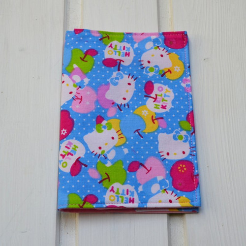 Obal na očkovací průkaz - Hello Kitty/modrá — foto 2