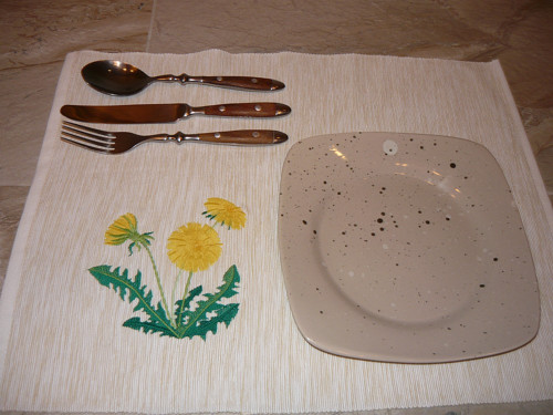 Prostírání pampeliška — foto 3