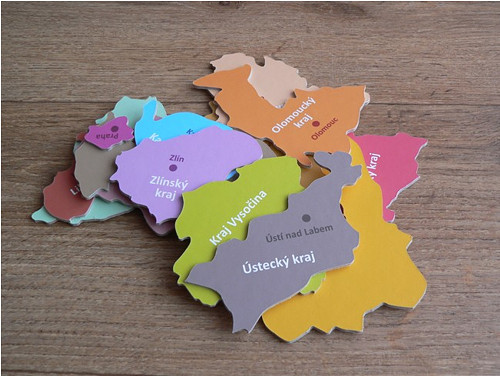 Mapa - Kraje České republiky — foto 3