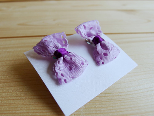 Mini sponky 2ks - fialové — foto 2