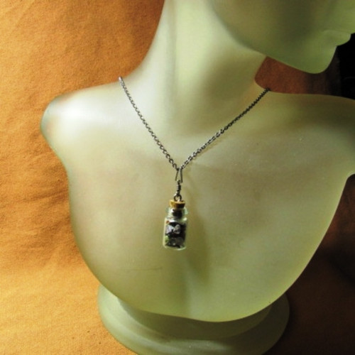 Mini lahvičky s polodrahokamy - set — foto 5