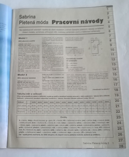 Sabrina - pletená móda — foto 2