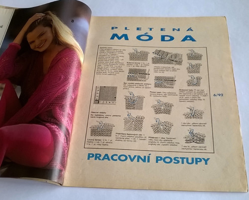 Pletená móda 6/92 — foto 3