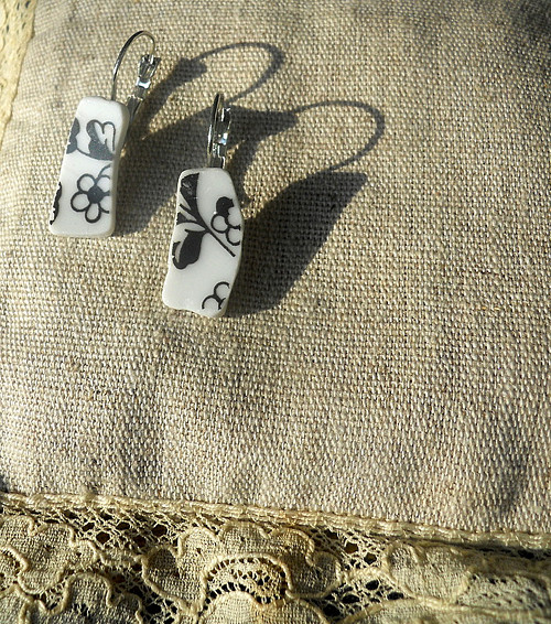 Střepy nosí štěstí! - náušnice X — foto 2