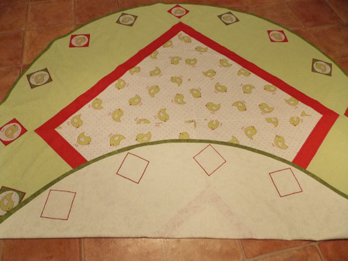 Velký kulatý ubrus - Ptáčci (průměr 140 cm) — foto 6