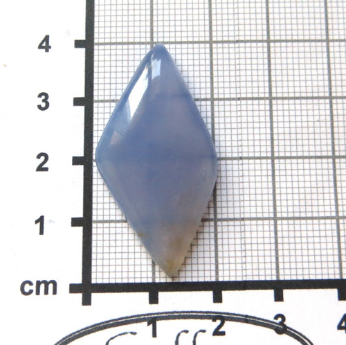 Modrý chalcedon Namibie, kabošon č. B2 — foto 2