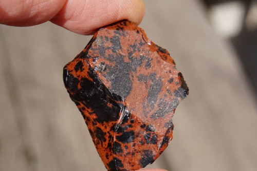 Surový obsidián mahagonový D2084 — foto 2