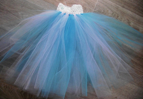 Tutu sukýnka- sněhová vločka -1-7let — foto 3