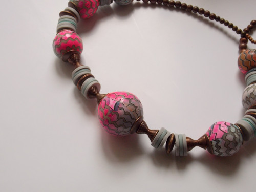 Korále "grey-pink" — foto 2
