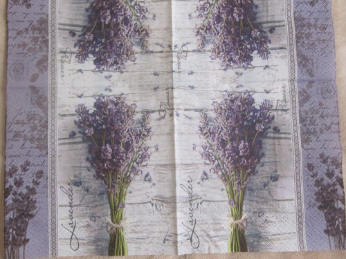 Ubrousek na decoupage Levandulová snítka — foto 2