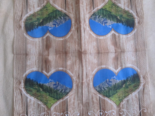 Ubrousek na decoupage Alpy — foto 2