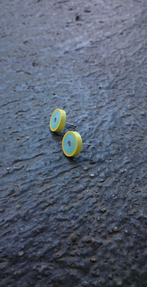 Papírové náušnice č.438 — foto 2