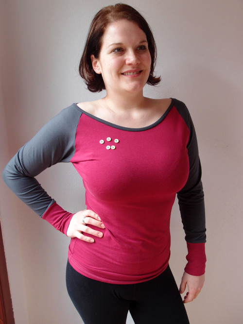 Ostružinová mikina — foto 2