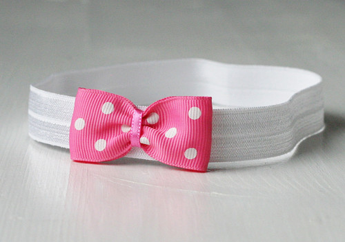 Čelenka pro newborn - puntíkatá — foto 2