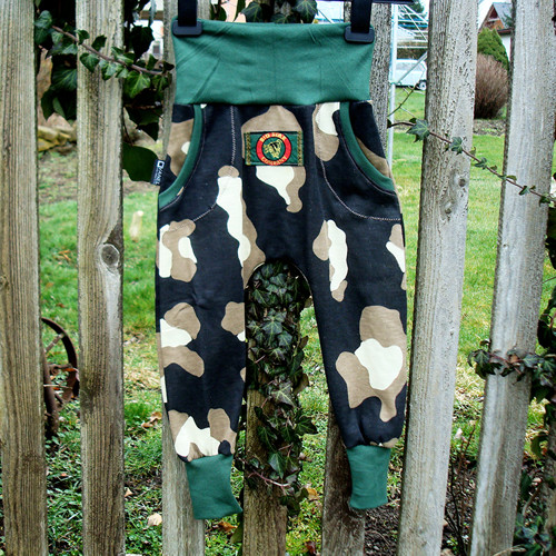 Tepláčky maskáč....... vel. cca 92 — foto 3