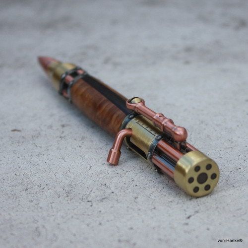 Luxusní dřevěné pero "Steampunk" — foto 3