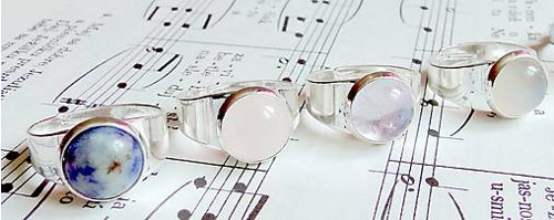 Simple Rose Quartz / Prsten s růženínem — foto 2