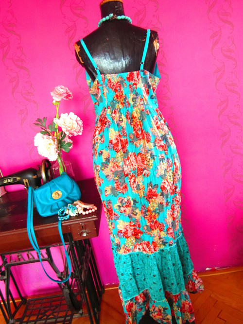 Dlouhé šaty boho hippie — foto 4