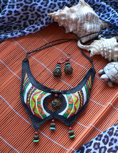 African designs - náhrdelník — foto 3