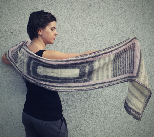 Šál Soft Geometry — foto 4