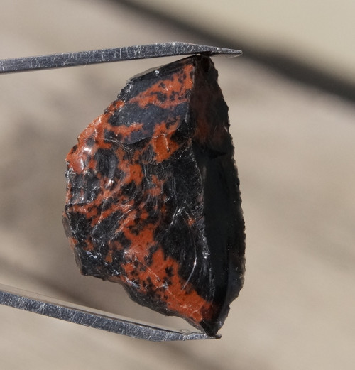 Surový obsidián mahagonový D2115 — foto 3