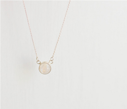 Moonstone.. Ag náhrdelník — foto 6