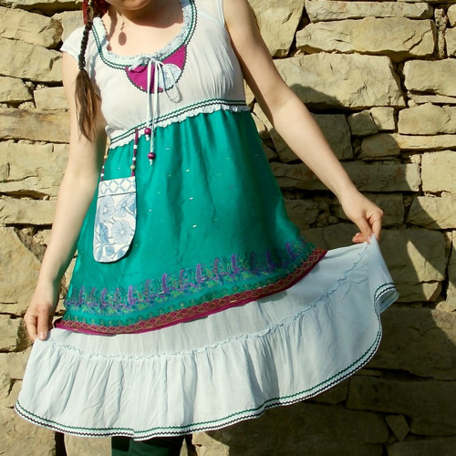Šaty jemně indické — foto 3