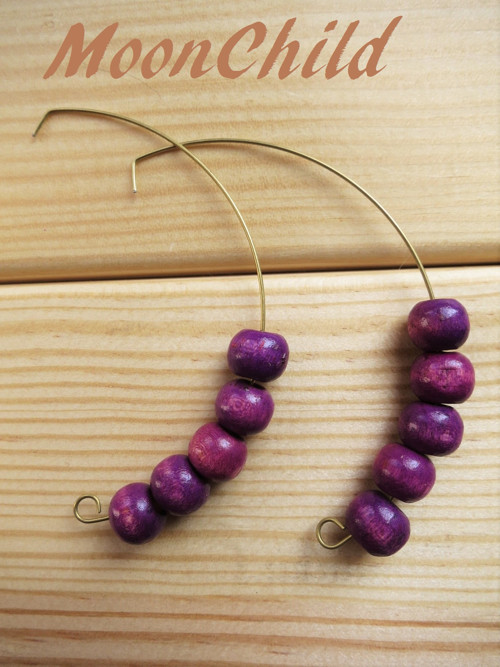 Violet Bow - náušnice — foto 3
