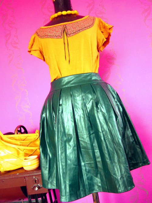 Retro raritka sukně koženka — foto 2