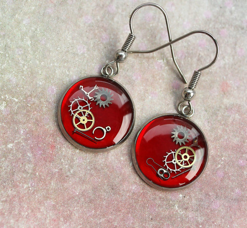 Earings /red/ — foto 2