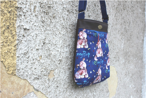 Crossbody kabelka Paw modrá — foto 4