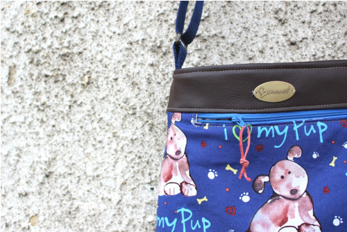 Crossbody kabelka Paw modrá — foto 5