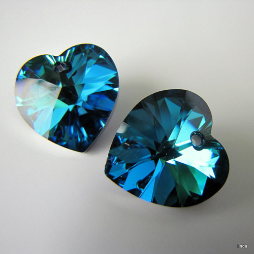 SWAROVSKI * ELEMENTS * Srdce sada * 3ks / bal — foto 2