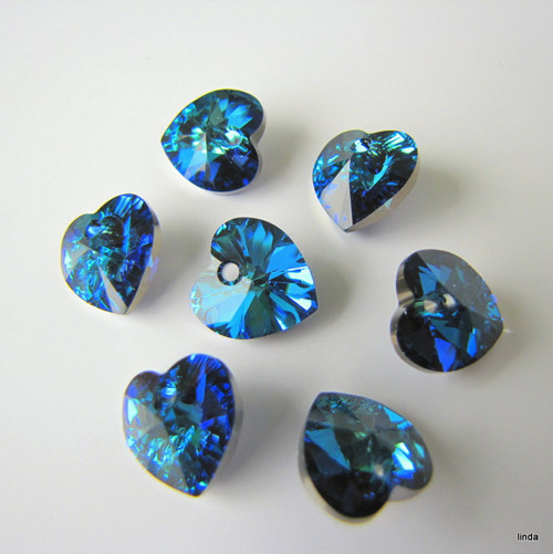 SWAROVSKI * ELEMENTS * Srdce sada * 3ks / bal — foto 3