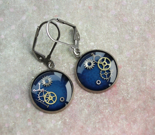 Earings /darkblue/ — foto 2