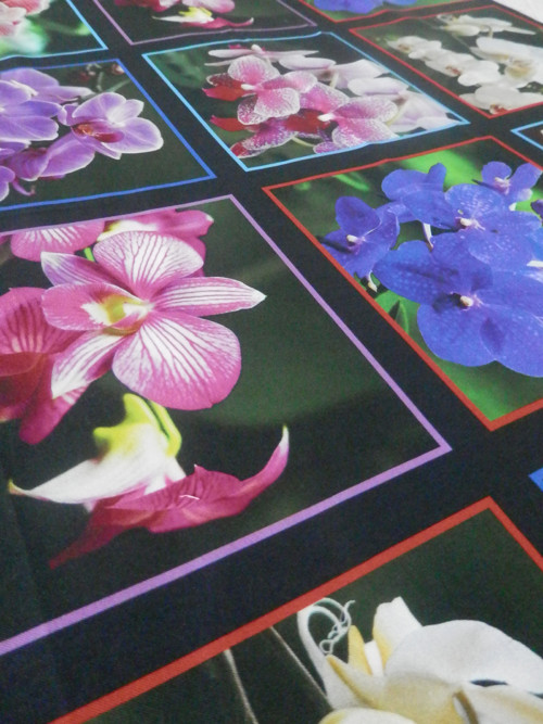 Látkové obrázky - Orchidea 5 — foto 2
