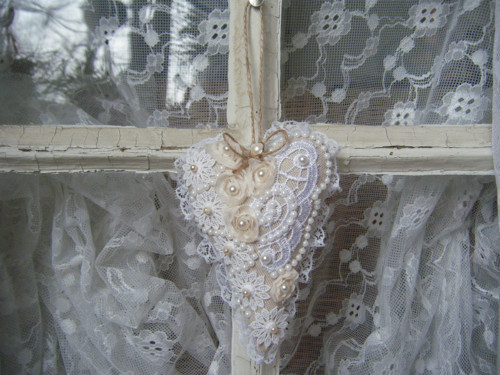Krajkové srdíčko — foto 3
