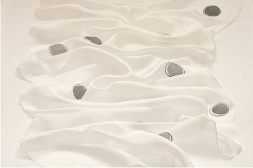 Hedvábná šála 180X45cm — foto 2