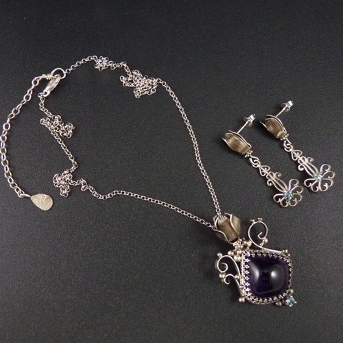 Vílí šafrány..náušničky — foto 4