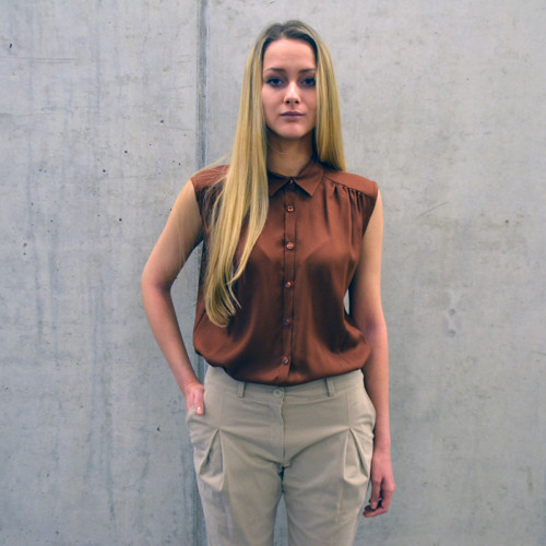 Kalhoty Thin Beige — foto 3