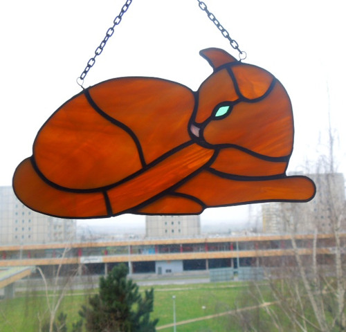 Kočka ležící — foto 2