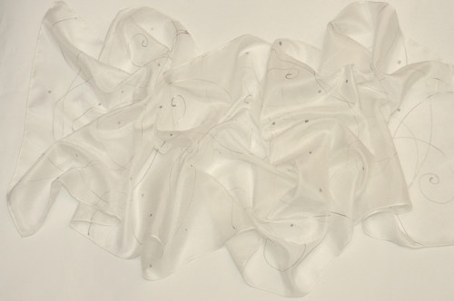 Hedvábná šála 180X45cm — foto 5