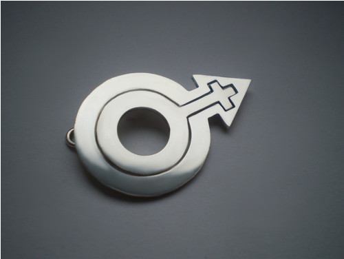 Přívěsek pro dva - symbol - MUŽ/ŽENA — foto 2